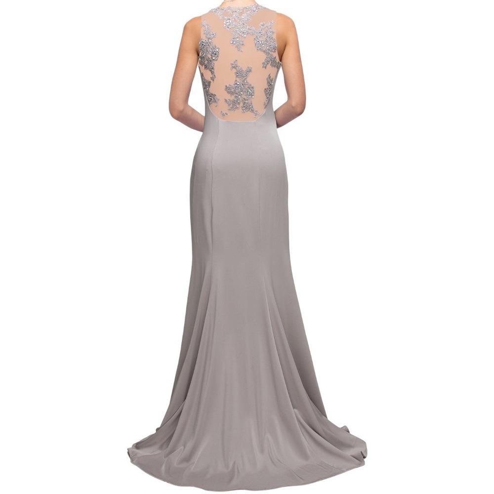 NWT Dancing Queen Sleeveless Sequin Embellished Formal Long Dress Gown Size XS